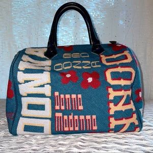 Rare Vintage Elizabeth Turner Needlepoint Bag